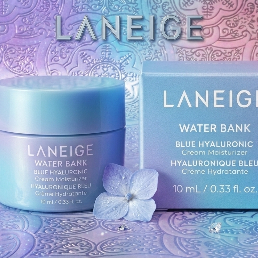 🆕️✨️LANEIGE Water Bank Blue Cream Moisturizer Mini 10ml Kbeauty